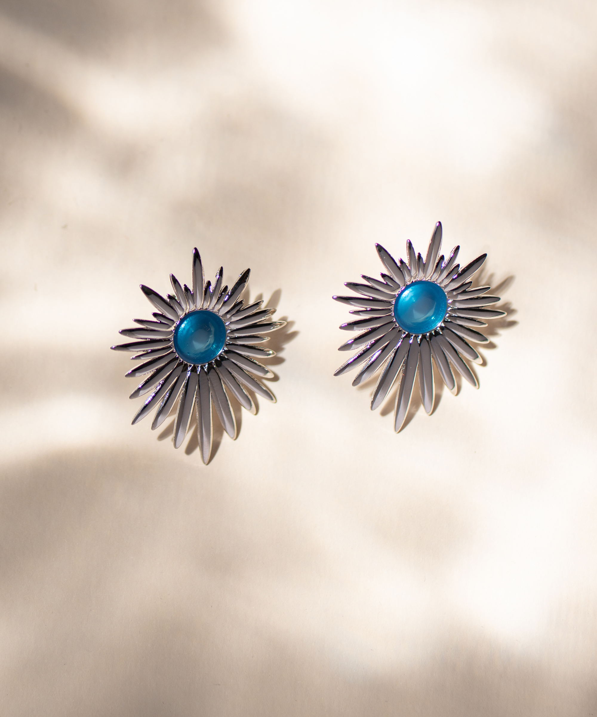 Orecchini Aura Blu - Silver
