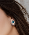 Orecchini Aura Blu - Silver