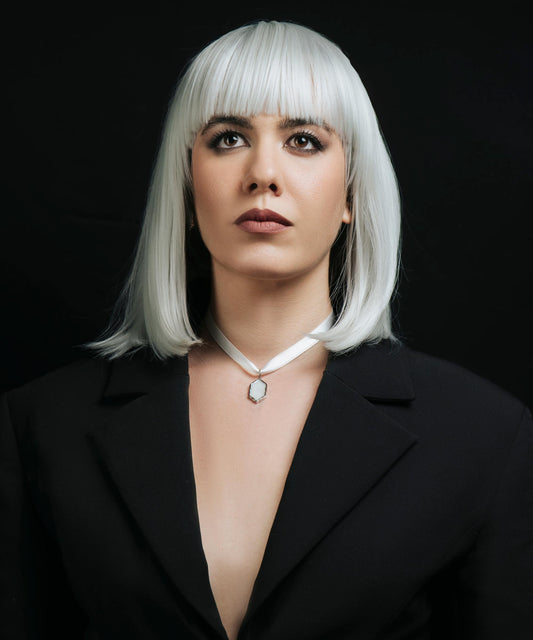Amal Noire Raso Bianco - Silver