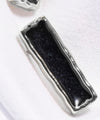 Coppia di Orecchini Amal Noire Nero - Silver