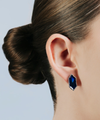 Coppia di Orecchini Amal Blu - Silver