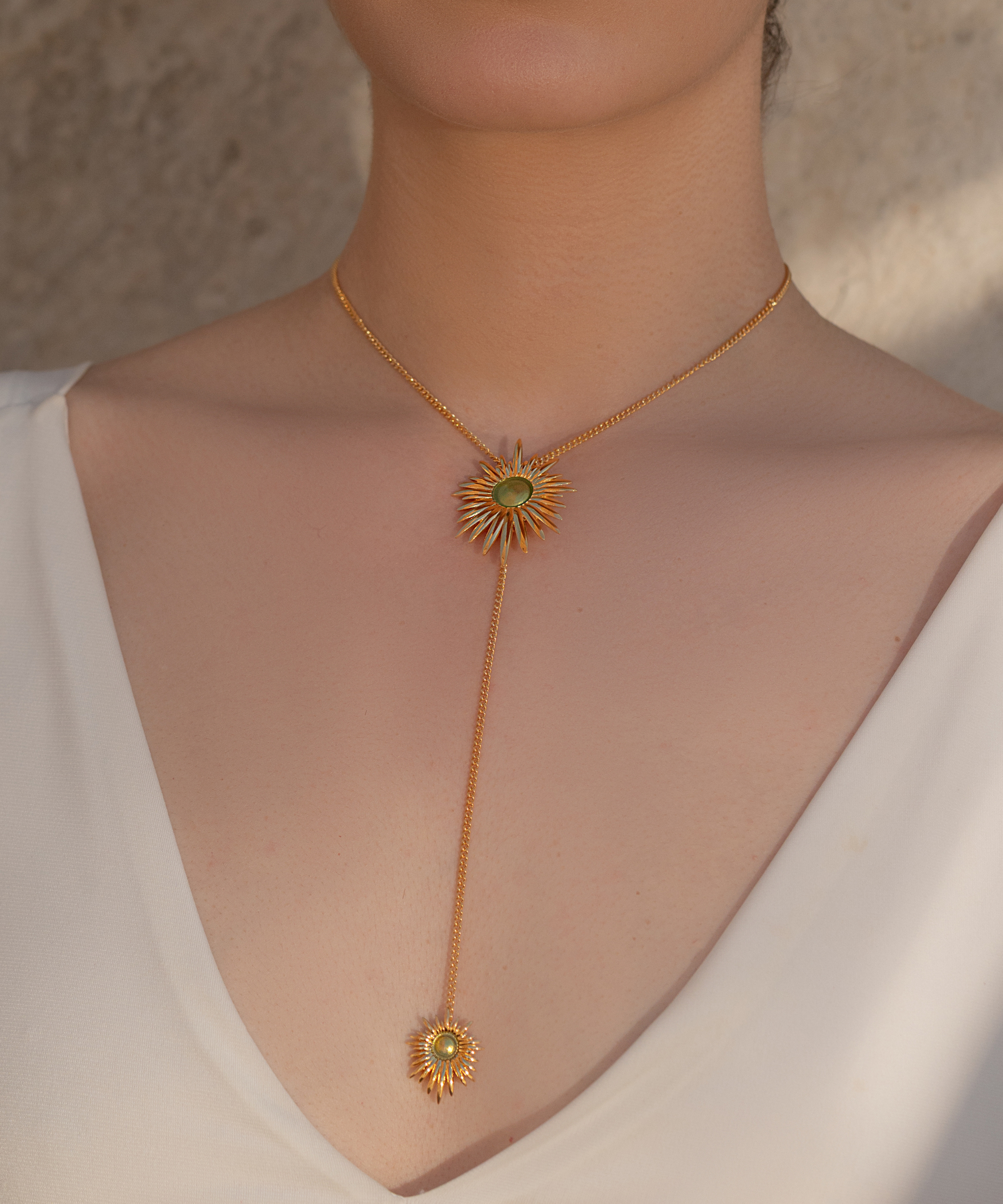 Collana Aura Verde - Gold