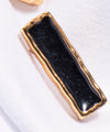 Coppia di Orecchini Amal Noire Nero - Gold