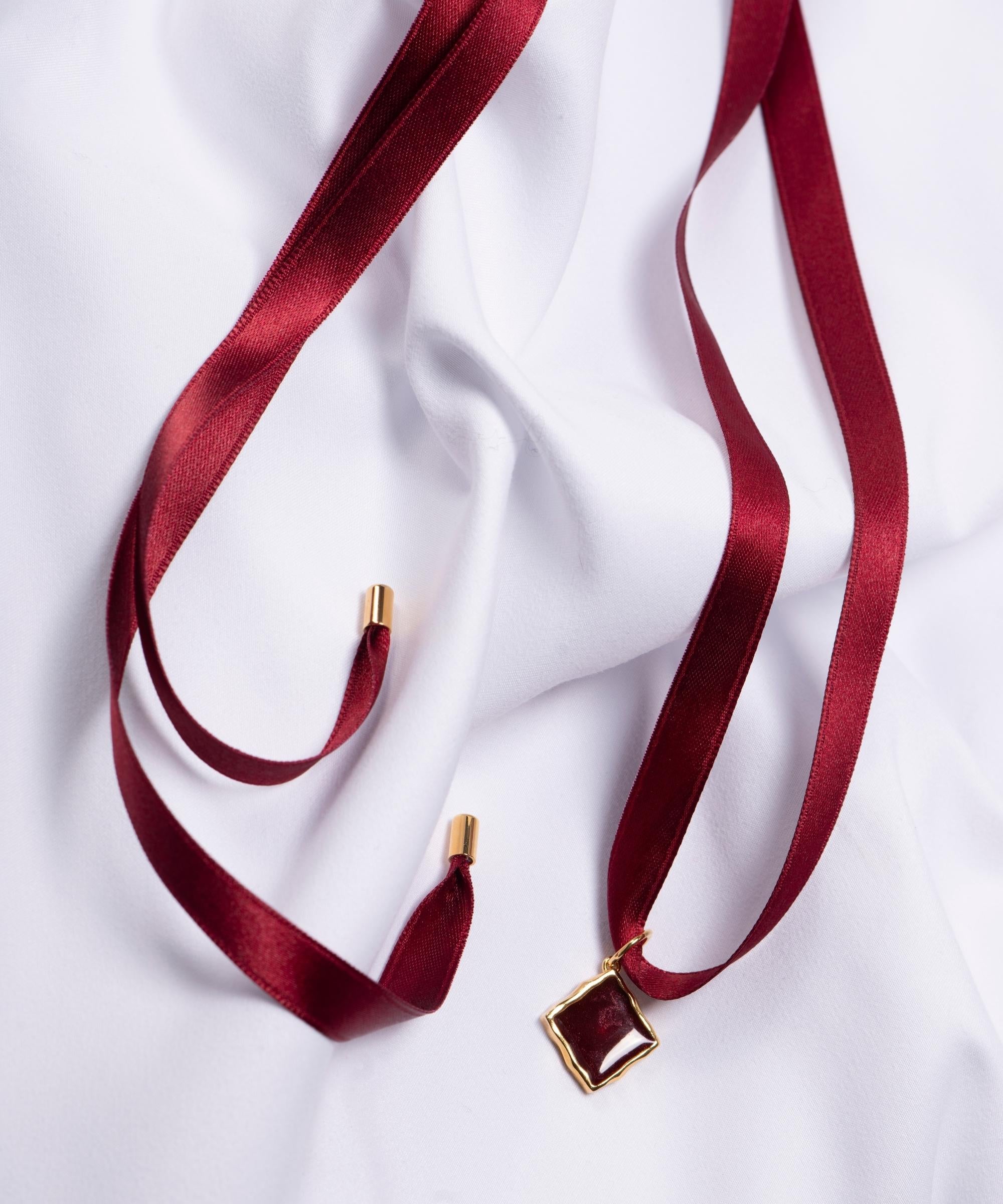 Amal Noire Raso Bordeaux - Gold