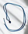 Collana Corda e Ciondolo Amal Blu - Gold