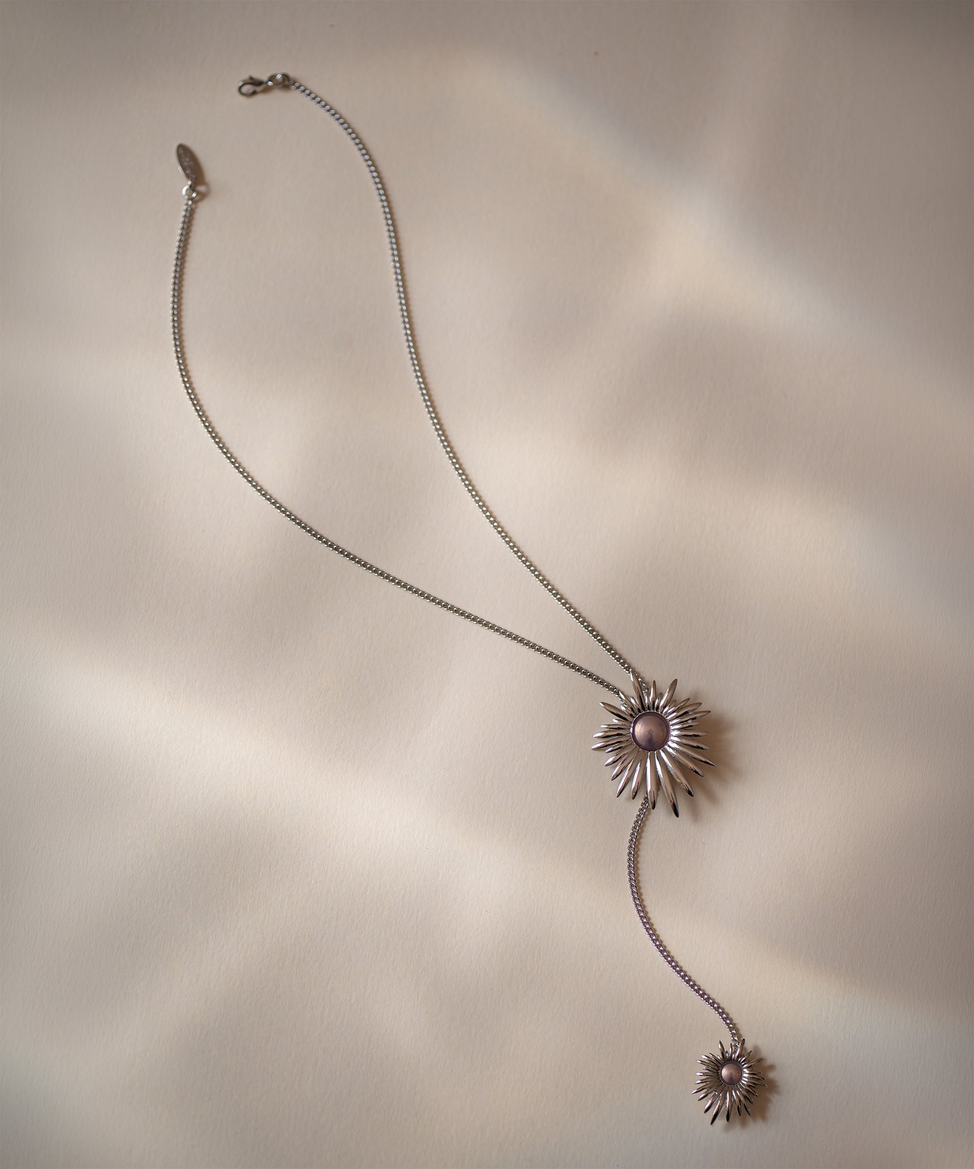 Collana Aura Rosa Antico - Silver