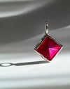 Collana Corda e Ciondolo Amal Fucsia - Silver